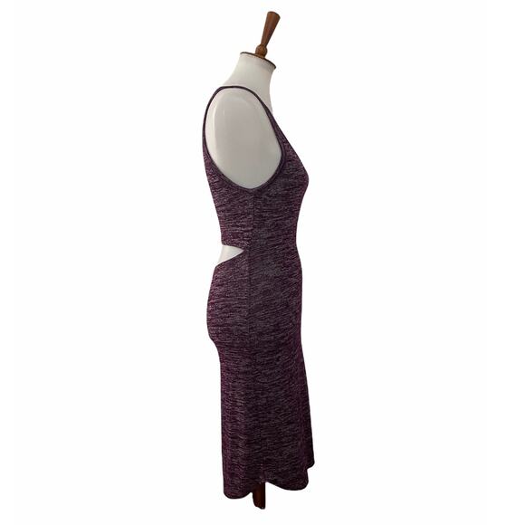 Wilfred Free Womens Sleeveless Fitted Bodycon Maxi Dress Purple S Small - Picture 2 of 6